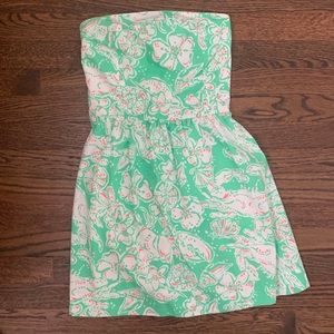 Lilly strapless dress